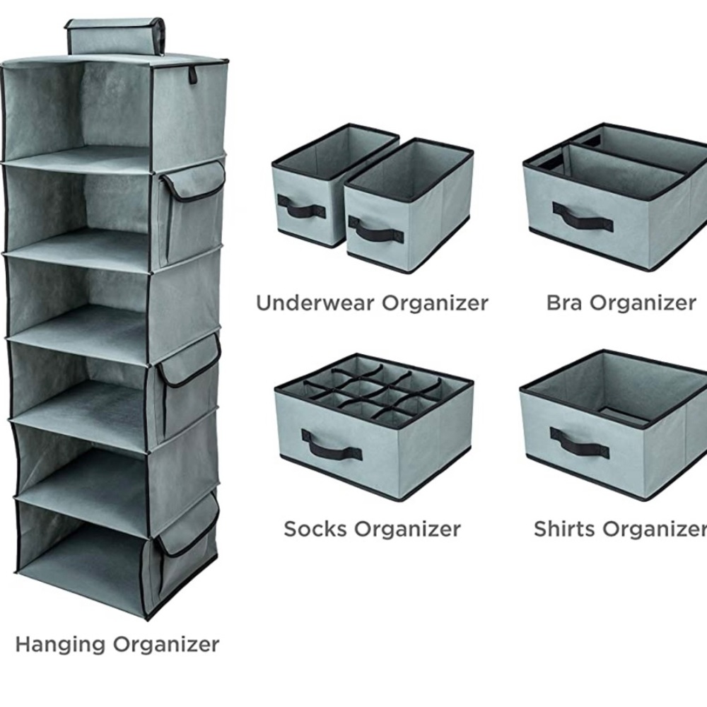 Hanging Shelves for Closet Organization and Storage, Shelf & Drawers - Picture 2 of 6